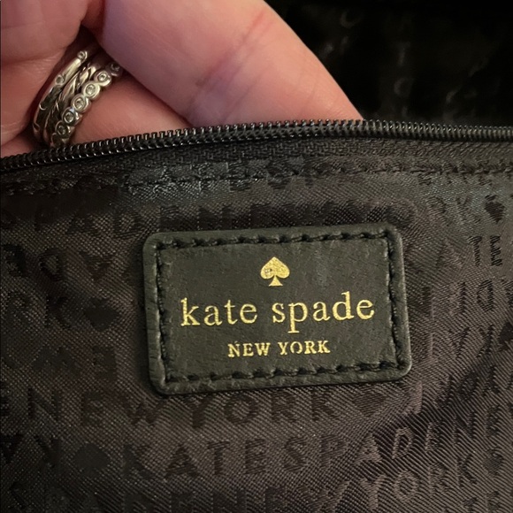 Kate Spade ♠️ Black Leather Handbag - Picture 6 of 10